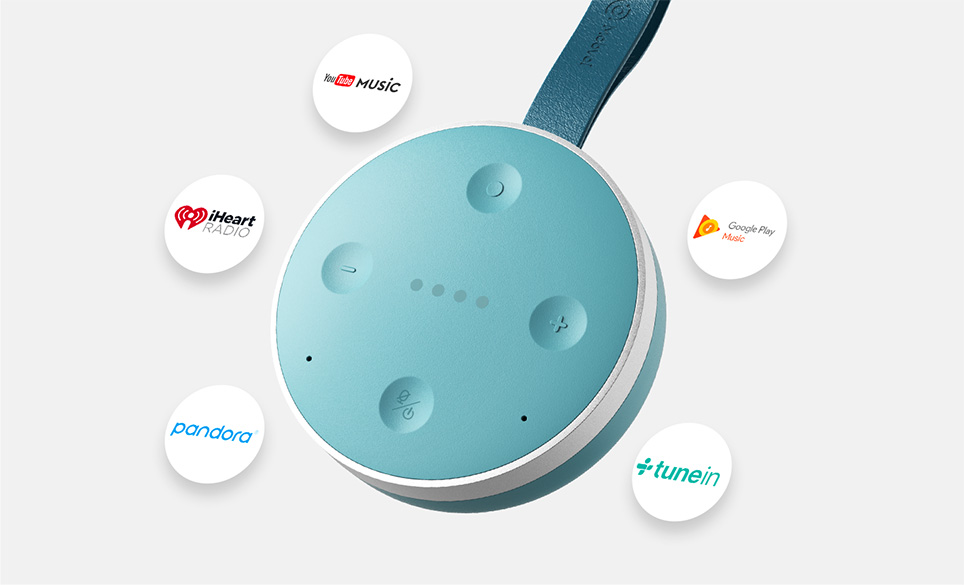  splash proof smart speaker TicHome Mini, Mobvoi AI technology